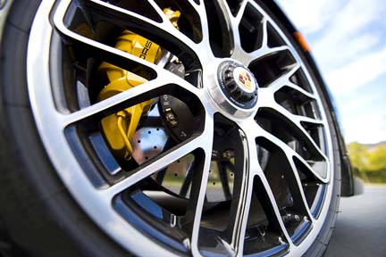 porsche wheel and disc brake